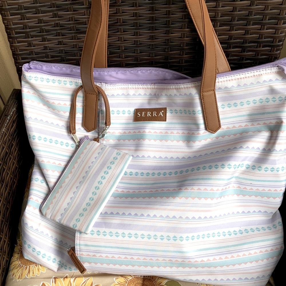Serra tote bag with coin purse